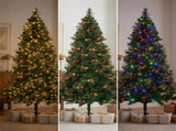 Christabelle 2.3m 7.5ft Deluxe Mountain Pine Christmas Tree Pre Lit Multi Function LED Artifici 112_SENDMP75