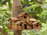 Wooden Bird Houses for Outside Hanging Clearance,6 Hole Handmade Natural Bird House for V1366-AZ2-W-05438