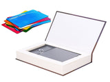 Safe Box Simulation Book Saving Box with Key for Cash Coin Money Bank Cards Jewelry V1294-YM0901-3114210009311
