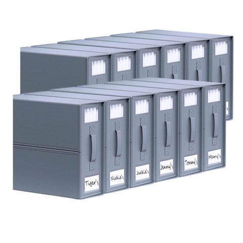 10x Kitchee Foldable Bed Sheet Storage Box Linen & Closet Organiser Grey V238-SUPDZ-41188849090640