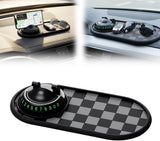 Mobile Phone Bracket Anti-Slip Mat, Multifunction Car Dashboard Mat with Temporary Parking Number, V1258-DP02-F-16