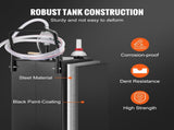 114L Gas Caddy, Fuel Storage Tank with Wheels, Portable Fuel Caddy with Manuel Transfer Pump, V952-SYJYCBXGGJ2307OLTV0