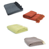 Herringbone Acrylic Throw Terracotta V442-WAM-THROW-HERRINGBONE-TERRACOTTA-RE