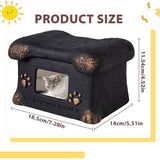 Pet Urn for Dogs and Cats Ashes,Photo Frame Handmade Cremation Urn,Memorial Keepsake for Loss of V1107-135-73960-GRY