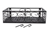 Balcony Flower Pot Stand Thickened Iron Decorative Patio Railing Shelf With Retainers for Windowsill V1294-YM0717-3111220212811