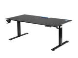 Artiss Electric Standing Desk Height Adjustable Gaming Desk Home Office 140cm HASD-ET156E-GAME-BK-AB
