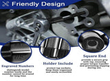 70500 Tap Socket Set Use with 1/4in & 3/8in Drive Fit Fractional Standard Tap Thru 1/2in & 1/8in NPT V1366-AZ2-W-14402