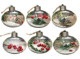 6Pcs Shining Christmas Balls with LED Light Pendants Refillable Ball Christmas Tree Hanging Ball V1294-YM0714-10310970