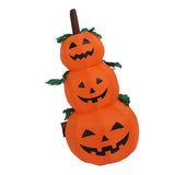 3.9ft Halloween Inflatable 3 Pumpkin Stack Light 100240V Halloween Inflatables Stacked Pumpkins for V1294-YM0901-3115230076511