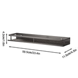 Wall Mounted Shower Shelves - Rustproof Heavy Duty Bathroom Organizer with Fast Draining Design - No V1366-AZ2-W-16450