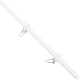 6FT Flag Kit Stainless Steel Weather Proof Anti Tangling Adjustable Wall Mounted Spinning Flag V1294-YM0901-3115250076113