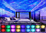 Projector with Bluetooth Speaker - LED Bedroom Light and Sound Projector V1263-JX-4564