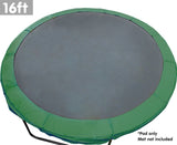 16ft Replacement Trampoline Outdoor Round Spring Pad Cover - Green TRP-PAD-GN-16