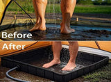 Portable Folding Camping Shower Base for Outdoor Shower Tent, RV, Pet Bath, Compatible with Most V1188-MS-325-1057