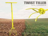 Manual Twist Tilling Soil Claw Garden Cultivator with T-Handle and Adjustable Long Pole for Yard V1341-ZY-UDFPASWG-ORANGE