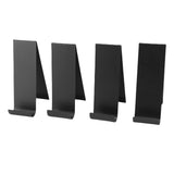 4PCS Brochure Holder Black Vertical Metal Carbon Steel Brochure Display Stand for Stores Trade Fairs V1294-YM0901-3117250041511