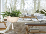 Natural Hanging Seagrass Plant Baskets Dural Layer Flower Planting Basket Holder Garden Decor V1294-YM0717-10126767