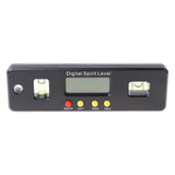 Portable Level Square Gauge Protractor Inclinometer Bevel Box with Data Hold Magnet for Construction V1192-AZ-W-23375