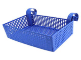 Pool Hanging Storage Basket Adjustable Support Rods Removable Toy Basket for Above Ground Swimming V1294-YM0901-3111230141511