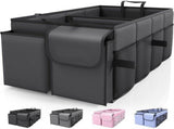 Black Large-Capacity Foldable Car Trunk Storage Organizer - Collapsible Backseat Storage Box V888-ELOSUNG17122