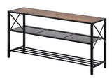 Narrow Console Sofa 106 cm Behind Couch 3-Tier Long Entryway Table and Skinny Hallway V952-BSXGZDCK39418RBBZV0
