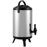 Stainless Steel Insulated Beverage Dispenser, 7.6 Liter, Thermal Hot and Cold Drink Server Dispenser V952-YLHLQQYX10L0ZNM43V0