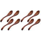 Spoons Brown Elegant Design for Home Kitchen 8Pcs V1369-AZ3-W-20077