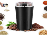 Household Superfine Grinder, Spice Grinder Electric with Stainless Steel Blade, 8-Blade Steel Cutter V1366-AZ2-W-11591