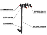 3 Bike Rack Bicycle Car Rear Carrier 2" Steel Foldable Steel Hitch Mount Towbar V610-CYC-TOW-BI3