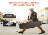 Electric Guitar Hard Case, 1095 mm Rectangular Guitar Hard Case, With Lock Latch Keys Handle, PVC V952-JXJTYHJXJHBDYEWZQV0