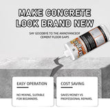 Magic Crack Filler Fast-Drying, Weather-Resistant Concrete Repair for Driveways, Walkways, Patios, V1107-116-99554-SLR-500G