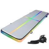 Everfit 4M Air Track Gymnastics Tumbling Exercise Mat W/ Pump Inflatable Colored ATM-4-1-02M-MC-AP