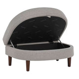 Accent Chair with Storage Ottoman V178-67292