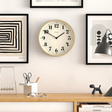 Newgate Number Four Theatre Wall Clock-Faux Wood V398-NG-NUMFOU240MFW