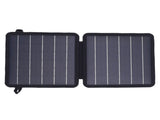 10W Portable Solar Charger 5V Monocrystalline Foldable Solar Panel with USB C USB A Outputs V1294-YM0901-3114250033811