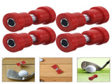 6Pcs Precision Fit Red Leaf Spring Bushing Set for Golf Cart Suspension Repair V1369-AZ3-W-19191