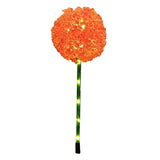 Solar Ball Light Outdoor Waterproof Garden Flower Spot Light Decorative for Courtyard Orange V1294-YM0901-3119240056912