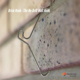 10 Pack 76mm Brick Wall Hooks - Clips Hangers For Pictures Plants V238-SUPDZ-32322563539024