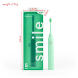 Green 5 Modes Sonic Electric Toothbrush with Smart Timer - IPX7 Waterproof, 60 Day Battery Life, V888-ELOSUNG56306-3