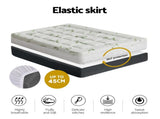 Giselle Bedding Pillowtop Mattress Topper 7.5cm Thick Bamboo Pad for Back Pain Relief Washable TOPPER-BAM75-D