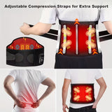 Heated Waist Massager Belt USB Rechargeable V1142-TM601101507178793
