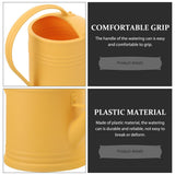 Plastic Watering Can Large Capacity with Sprinkler Yellow for Plants V1366-AZ2-W-21139