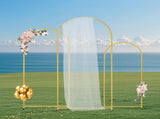 Wedding Arch Backdrop Stand, Set of 3, Metal Stable Stand with Case Connection & Chassis Crossbar V952-HLGMBJJBYDJS5NFMOV0