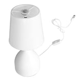 Bedside Table Lamp 5V Dimmer Touch Switch White Nightstand Lamp for Kids Room Living Room Bedroom V1294-YM0706-3119230098411
