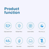 Cordless Handheld Car Vacuum Cleaner - Portable Wireless Dustbuster for Car and Home, Wet and Dry V888-ELOSUNG53378