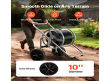 Water Hose Reel Cart, 6096/9144 cm High-Pressure Garden Hose Cart, Hoses Reel Carts with Two Wheels, V952-SGJPC2JLTG20Y0269001V0