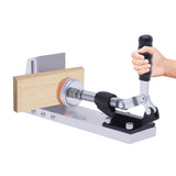 Pocket Hole Jig Kit, 7 Pieces Inclined Hole Positioner Dowel Drill Joinery Screw Tools Drill Guide V1366-AZ2-W-07764