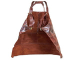 Pierre Cardin Professional Leather Apron Butcher Woodwork Hairdressing Barber Chef - Cognac V563-PC3433-COGNAC