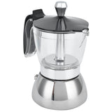 4 Cup Stainless Steel Coffee Maker Stovetop Moka Pot Coffee Maker Kitchen Supplies V1294-YM0901-3118210166711