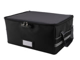 Fireproof Document Box Water Proof Antistatic Reflective Stripe Portable File Box with Lock for CD V1294-YM0901-3117250071011
